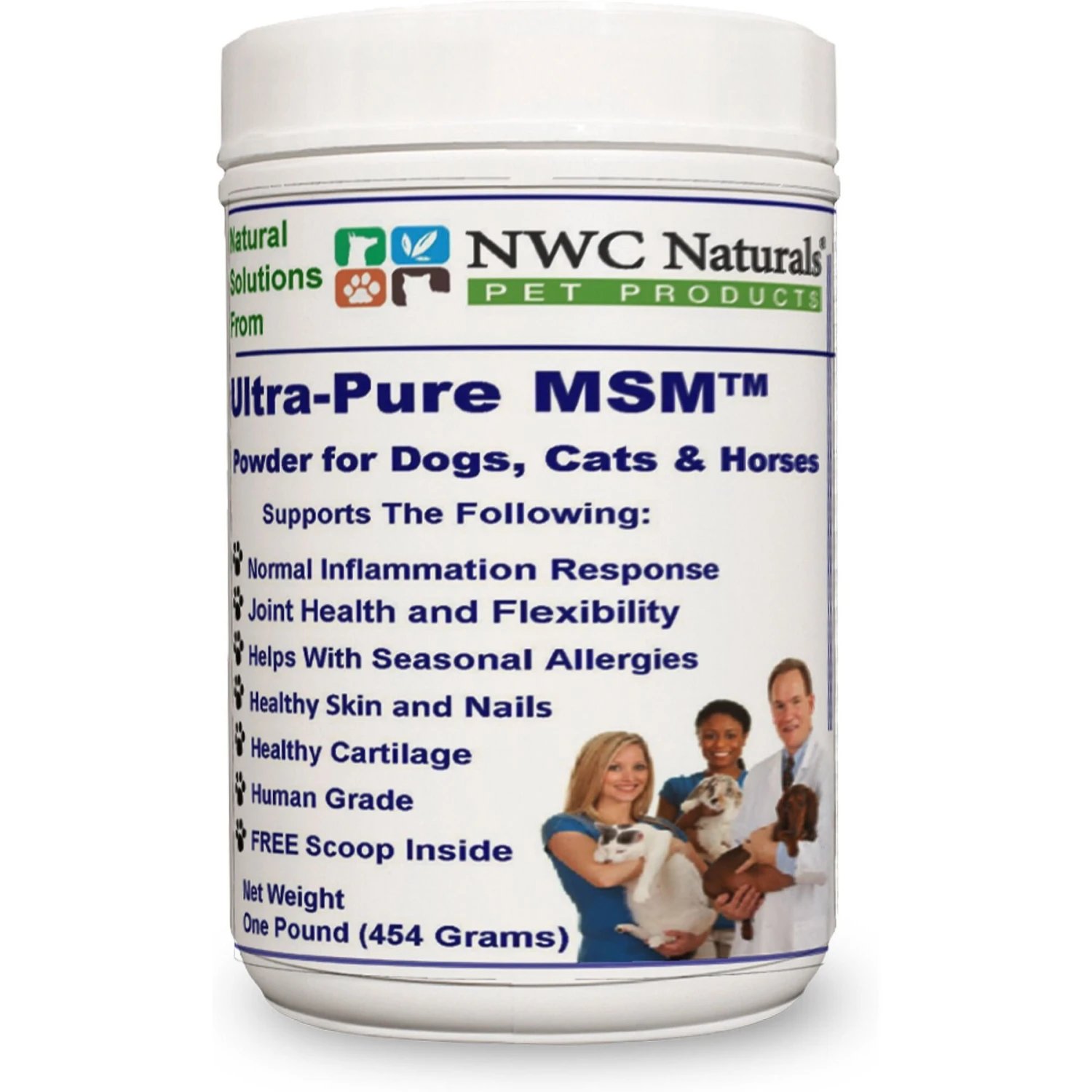 NWC Naturals Ultra-Pure MSM Powder Dog, Cat & Horse Supplement, 1-lb Bottle 1 NWC Naturals Ultra-Pure MSM Powder Dog, Cat & Horse Supplement, 1-lb Bottle
