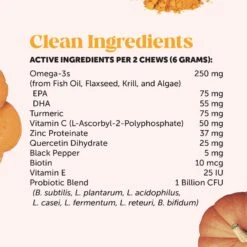 PetHonesty Allergy Skin Health Salmon Flavored Soft Chews Skin & Coat Supplement For Dogs -Pet Wellness 202244 PT2. AC SS1800 V1676476032