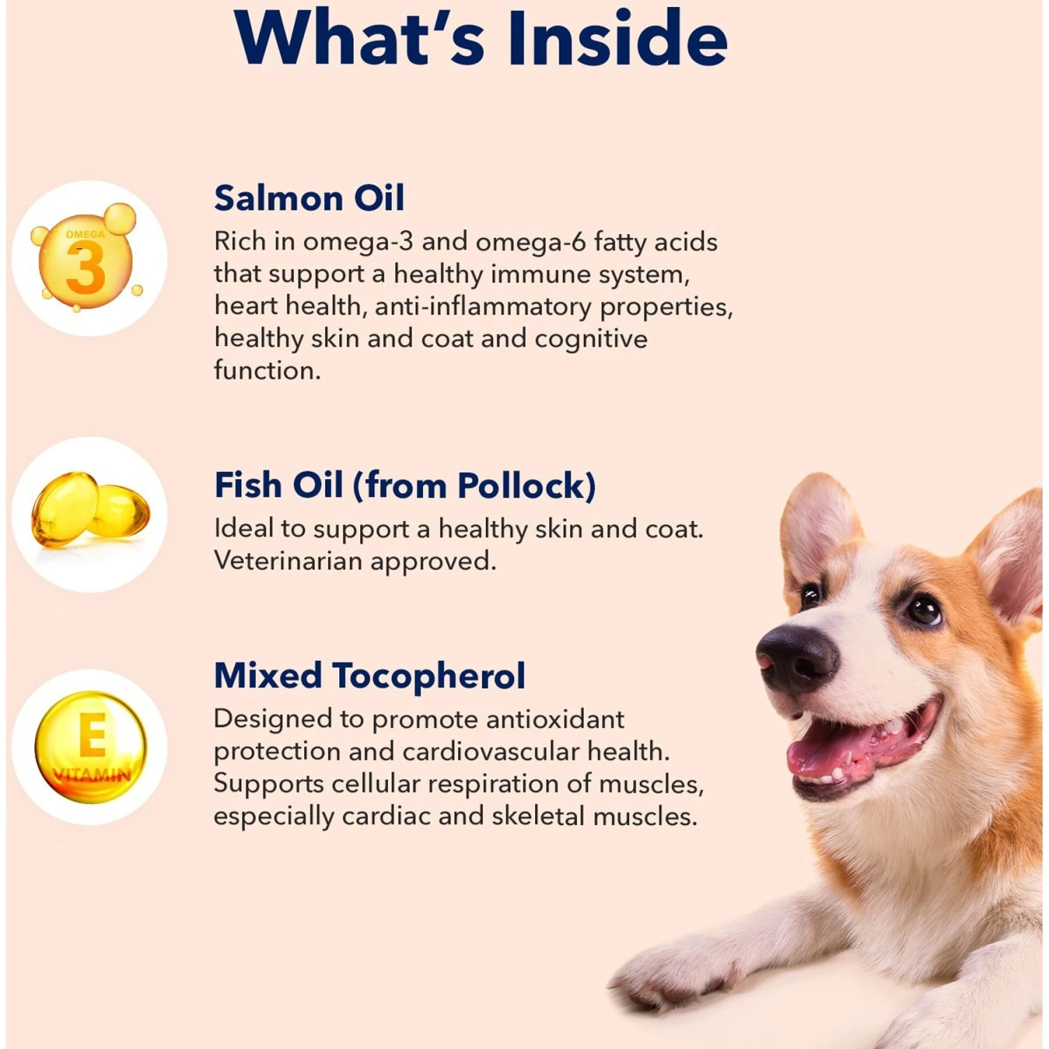 Vets Preferred Wild Alaskan Salmon Oil Dog Supplement, 15.5-oz Bottle 4 Vets Preferred Wild Alaskan Salmon Oil Dog Supplement, 15.5-oz Bottle - Image 4