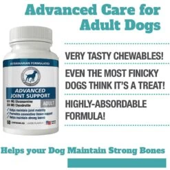 Vets Preferred Advanced Joint Support Adult Dog Supplement, 60 Count -Pet Wellness 202515 pt3. AC SS1800 V1569357744