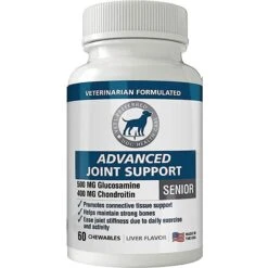 Vets Preferred Advanced Joint Support Senior Dog Supplement, 60 Count