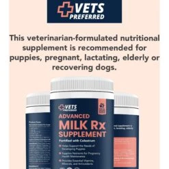 Vets Preferred Advanced Milk Rx Dog Supplement, 12-oz Jar -Pet Wellness 202523 PT3. AC SS1800 V1668637429
