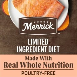 Merrick Limited Ingredient Diet Real Salmon & Brown Rice Recipe With Healthy Grains Dry Dog Food -Pet Wellness 203106 PT4. AC SS1800 V1631610416