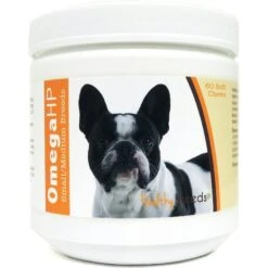 Healthy Breeds Omega HP Fatty Acid Skin & Coat Support Soft Chews Dog Supplement, 90 Count
