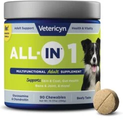 Vetericyn ALL-IN Life-Stage Adult Dog Supplement, 90 Count