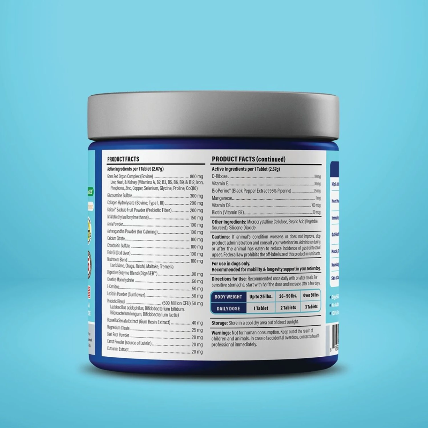 Vetericyn ALL-IN Life-Stage Senior Dog Supplement, 90 Count 4 Vetericyn ALL-IN Life-Stage Senior Dog Supplement, 90 Count - Image 4