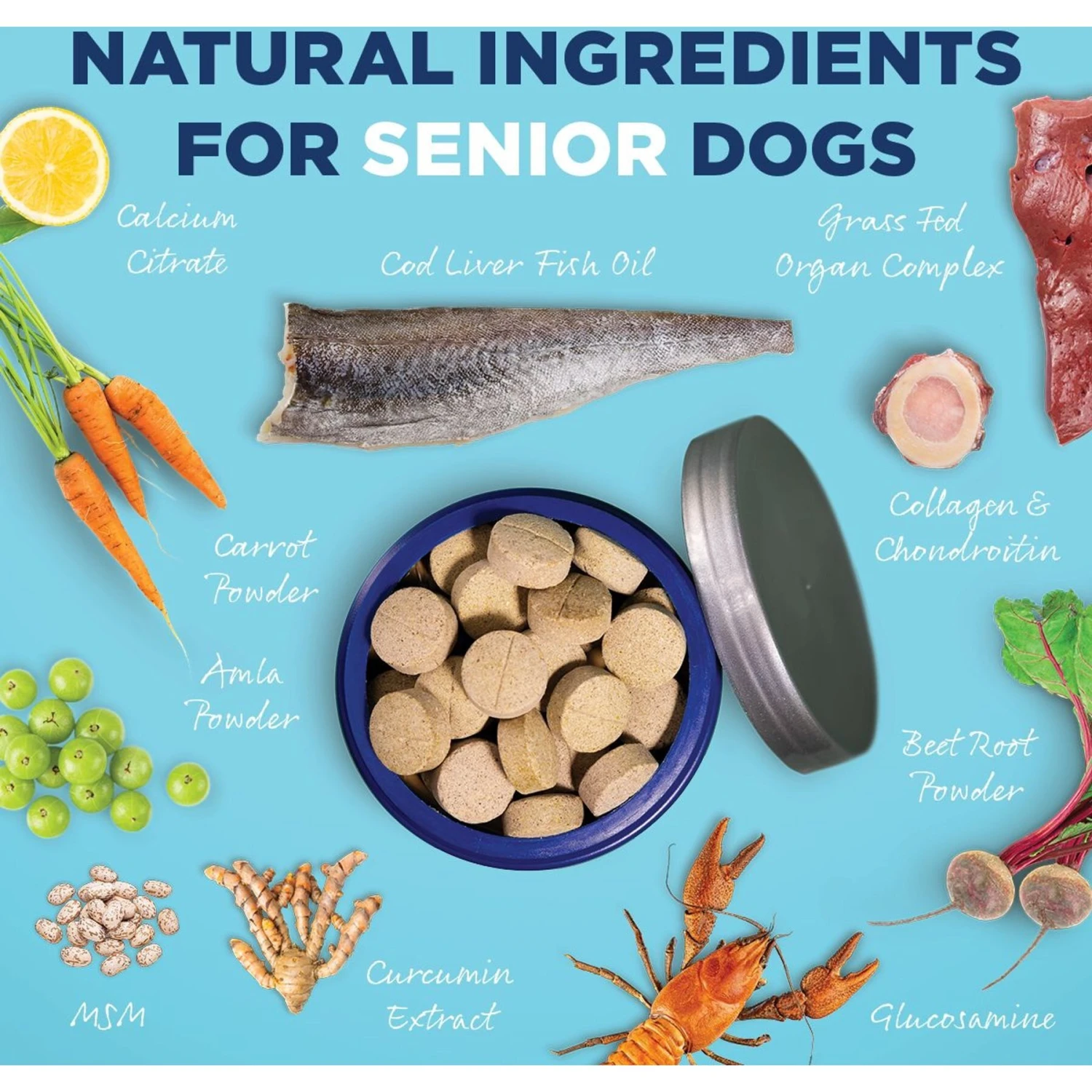 Vetericyn ALL-IN Life-Stage Senior Dog Supplement, 90 Count 6 Vetericyn ALL-IN Life-Stage Senior Dog Supplement, 90 Count - Image 6