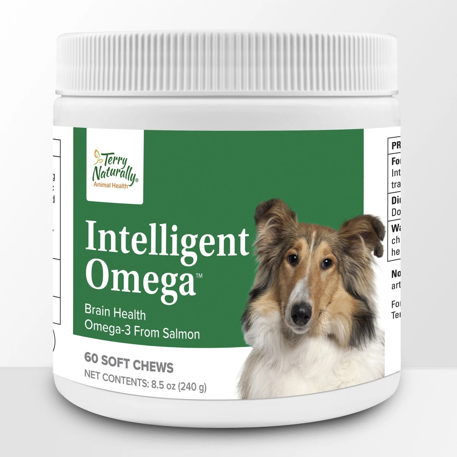 Terry Naturally Animal Health Intelligent Omega Dog Supplement, 60 Count 1 Terry Naturally Animal Health Intelligent Omega Dog Supplement, 60 Count