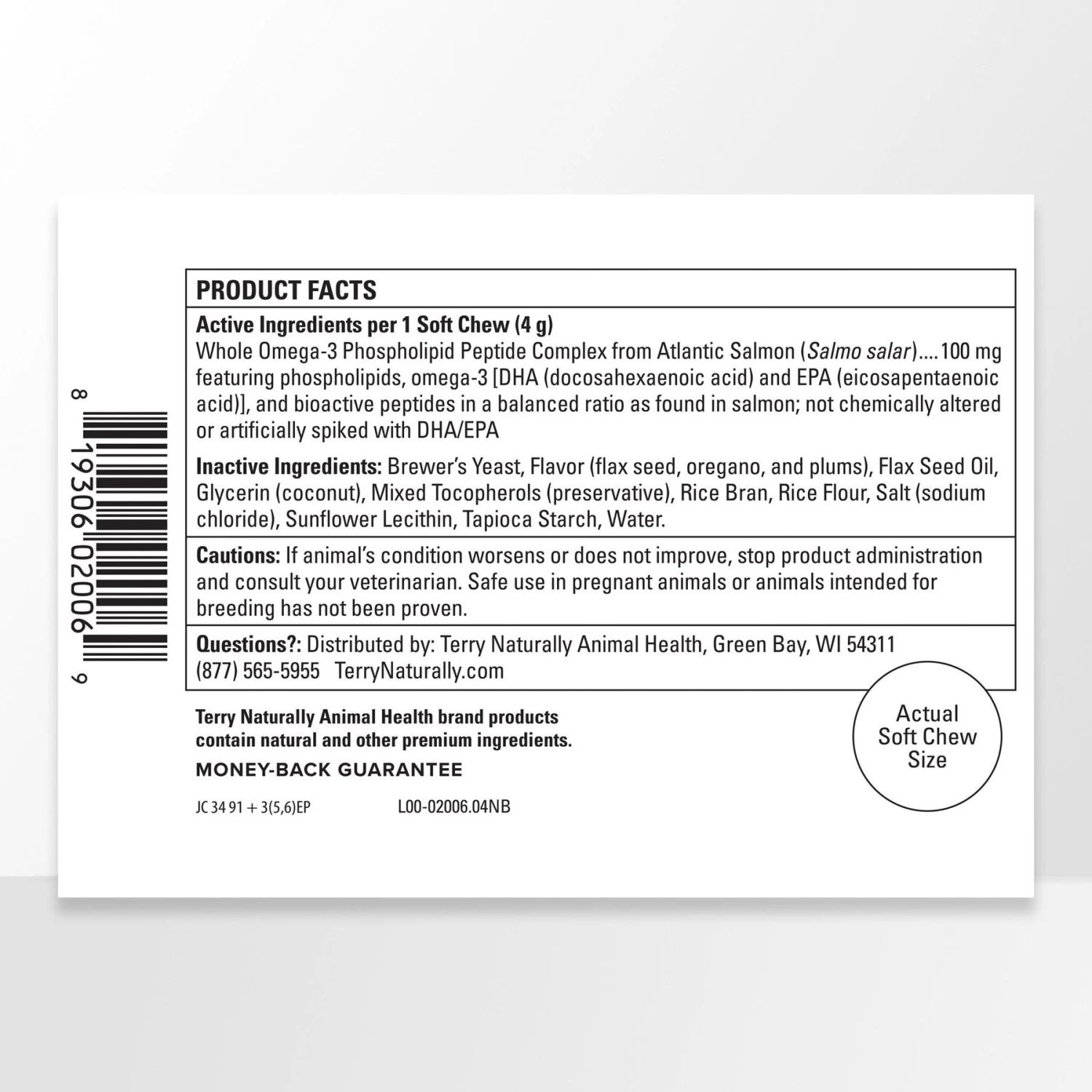 Terry Naturally Animal Health Intelligent Omega Dog Supplement, 60 Count 3 Terry Naturally Animal Health Intelligent Omega Dog Supplement, 60 Count - Image 3