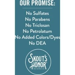 Skout's Honor Probiotic Unscented Dog Shampoo, 16-oz Bottle 11 Skout's Honor Probiotic Unscented Dog Shampoo, 16-oz Bottle -Pet Wellness 205202 PT4. AC SS1800 V1658216754