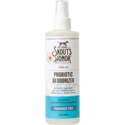 Skout's Honor Probiotic Unscented Daily-Use Dog Deodorizer, 8-oz Bottle