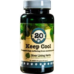 Silver Lining Herbs Keep Cool Calming Aid Dog Supplement, 90 Count