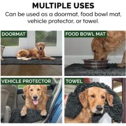 FurHaven Muddy Paws Towel & Shammy Dog Mat -Pet Wellness 206708 PT5. AC SS1800 V1693938506