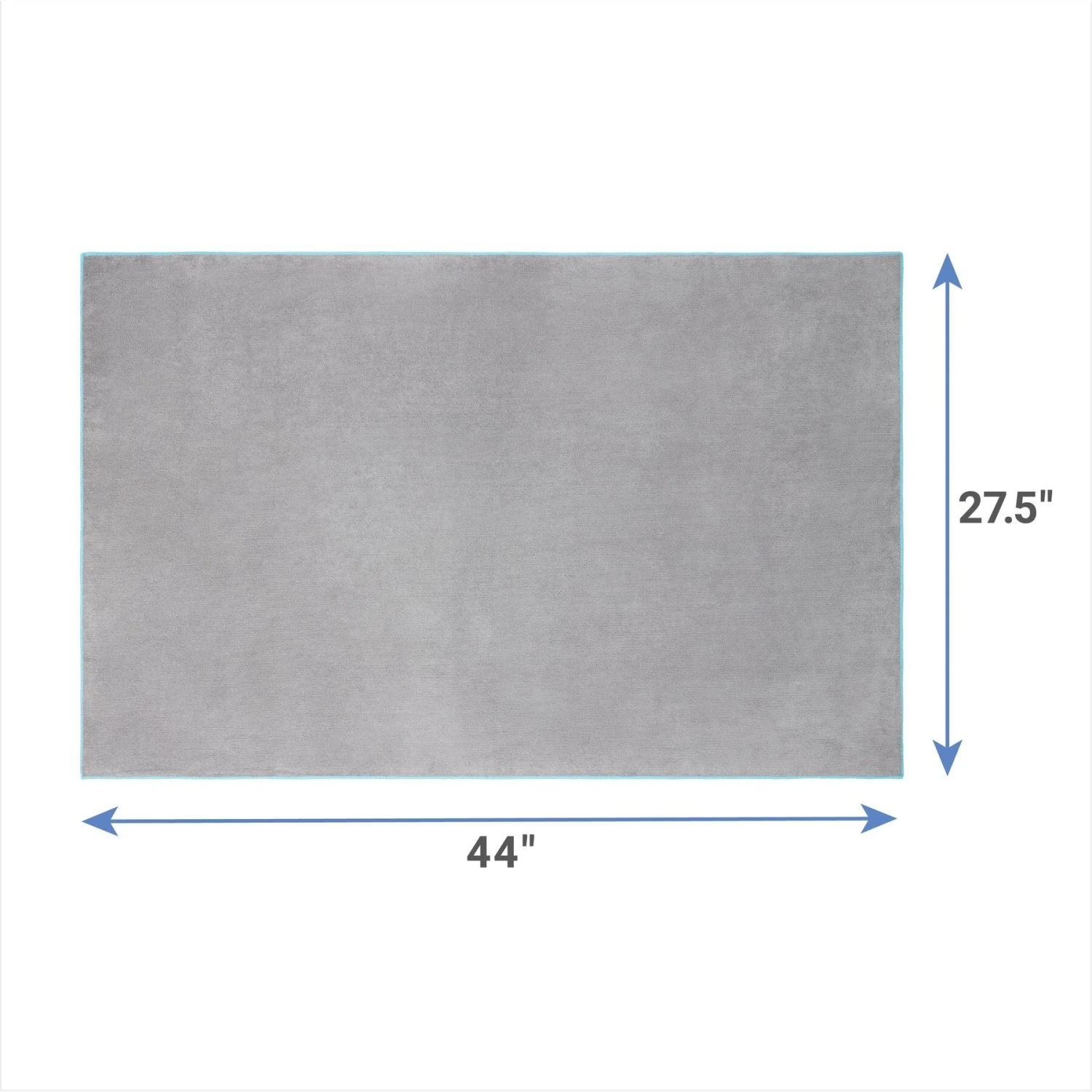 Frisco Microfiber Dog & Cat Bath Towel, Gray, 44-inch 2 Frisco Microfiber Dog & Cat Bath Towel, Gray, 44-inch - Image 2