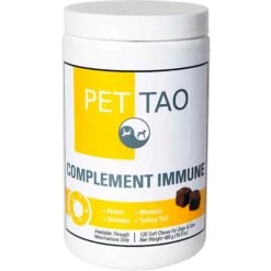 PET TAO Complement Immune Dog & Cat Supplement, 16.9-oz Jar