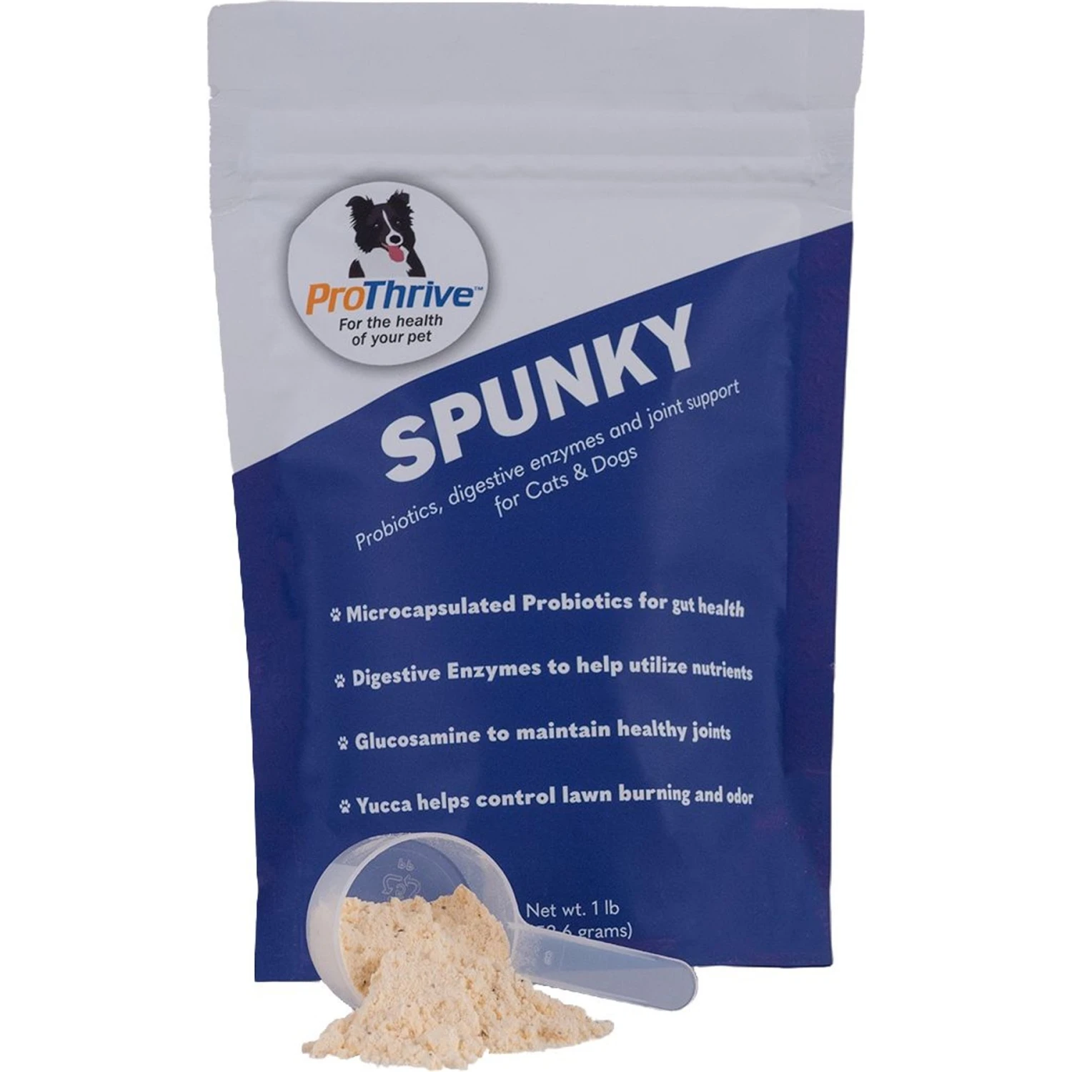 Animal Health Solutions Spunky Probiotics, Enzymes Yucca & Glucosamine Dog & Cat Supplement 1 Animal Health Solutions Spunky Probiotics, Enzymes Yucca & Glucosamine Dog & Cat Supplement