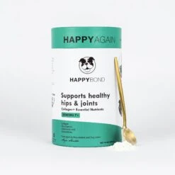HAPPYBOND Happy Again Hip & Joint Support Dog Supplement -Pet Wellness 207399 PT3. AC SS1800 V1637180519