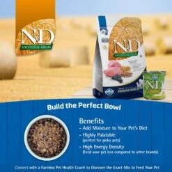 Farmina N&D Ancestral Grain Lamb & Blueberry Recipe Puppy Medium & Maxi Dry Dog Food -Pet Wellness 207653 PT6. AC SS1800 V1678910006