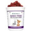 Pet Vitamin Co Shed Free Krill Oil Soft Chews Dog & Cat Supplement, 60 Count