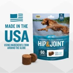 VetIQ Hip & Joint Soft Chew Joint Supplement For Dogs -Pet Wellness 208275 PT6. AC SS1800 V1696602377