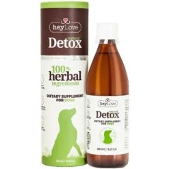 HeyLove Natural Detox Dietary Dog Supplement, 16.23-oz Bottle