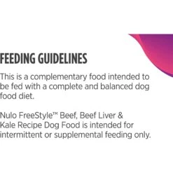 Nulo FreeStyle Beef, Beef Liver, & Kale In Broth Dog Food Topper -Pet Wellness 209727 PT6. AC SS1800 V1666733735