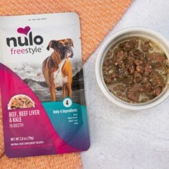 Nulo FreeStyle Beef, Beef Liver, & Kale In Broth Dog Food Topper -Pet Wellness 209727 PT7. AC SS1800 V1666733376