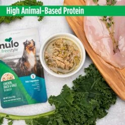 Nulo FreeStyle Chicken, Duck, & Kale In Broth Dog Food Topper 10 Nulo FreeStyle Chicken, Duck, & Kale In Broth Dog Food Topper -Pet Wellness 209731 PT2. AC SS1800 V1666733431