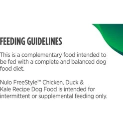 Nulo FreeStyle Chicken, Duck, & Kale In Broth Dog Food Topper 14 Nulo FreeStyle Chicken, Duck, & Kale In Broth Dog Food Topper -Pet Wellness 209731 PT6. AC SS1800 V1666733989