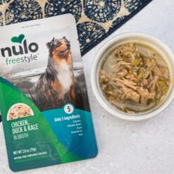 Nulo FreeStyle Chicken, Duck, & Kale In Broth Dog Food Topper 15 Nulo FreeStyle Chicken, Duck, & Kale In Broth Dog Food Topper -Pet Wellness 209731 PT7. AC SS1800 V1666733314