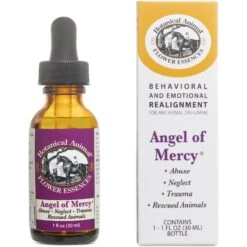 Botanical Animal Flower Essences Angel Of Mercy Calming Pet Supplement, 1-oz Bottle
