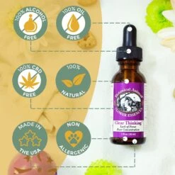 Botanical Animal Flower Essences Clear Thinking Calming Pet Supplement, 1-oz Bottle 8 Botanical Animal Flower Essences Clear Thinking Calming Pet Supplement, 1-oz Bottle -Pet Wellness 209741 PT2. AC SS1800 V1617235623