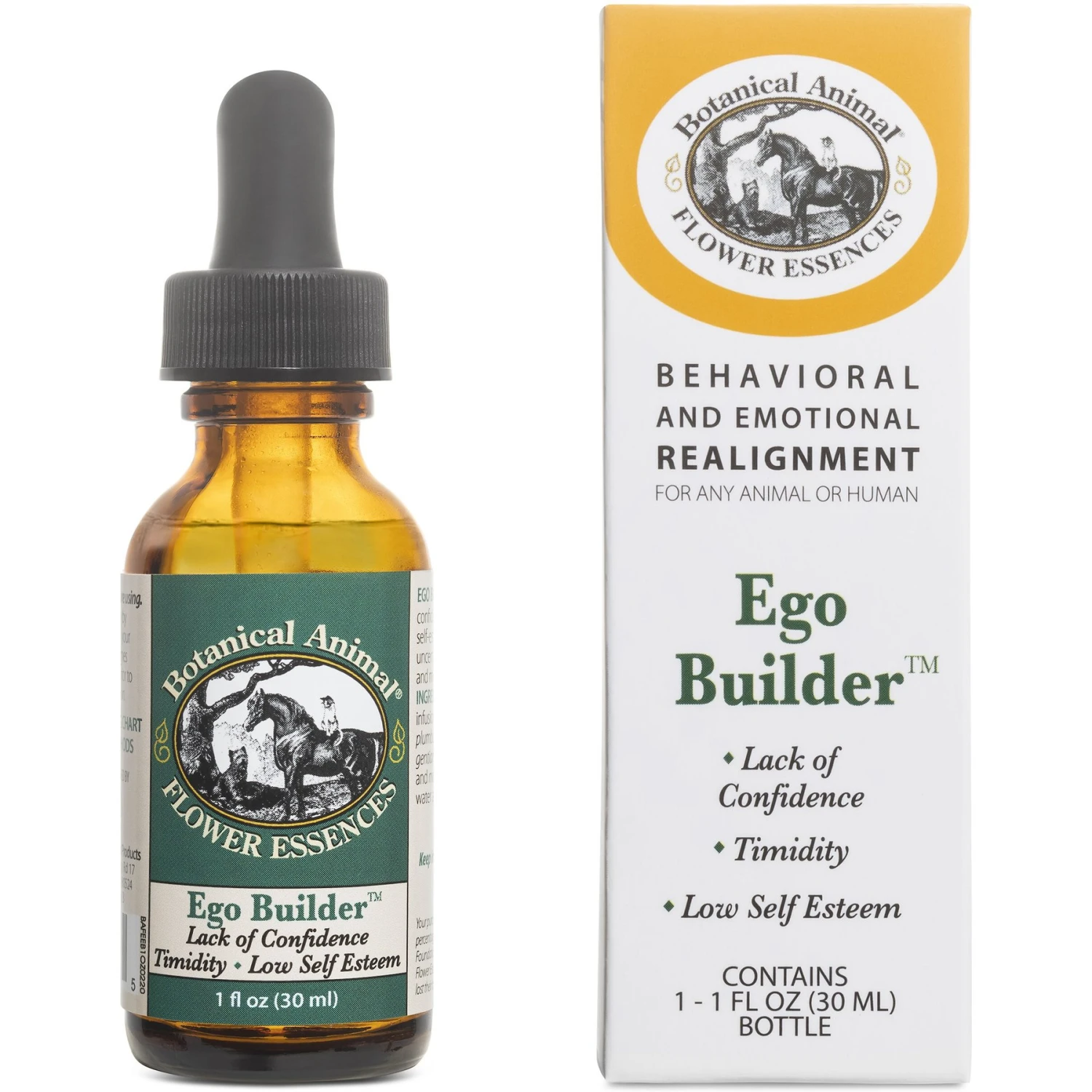 Botanical Animal Flower Essences Ego Builder Calming Pet Supplement, 1-oz Bottle 1 Botanical Animal Flower Essences Ego Builder Calming Pet Supplement, 1-oz Bottle