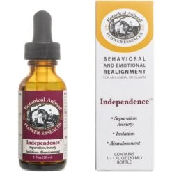 Botanical Animal Flower Essences Independence Calming Pet Supplement, 1-oz Bottle