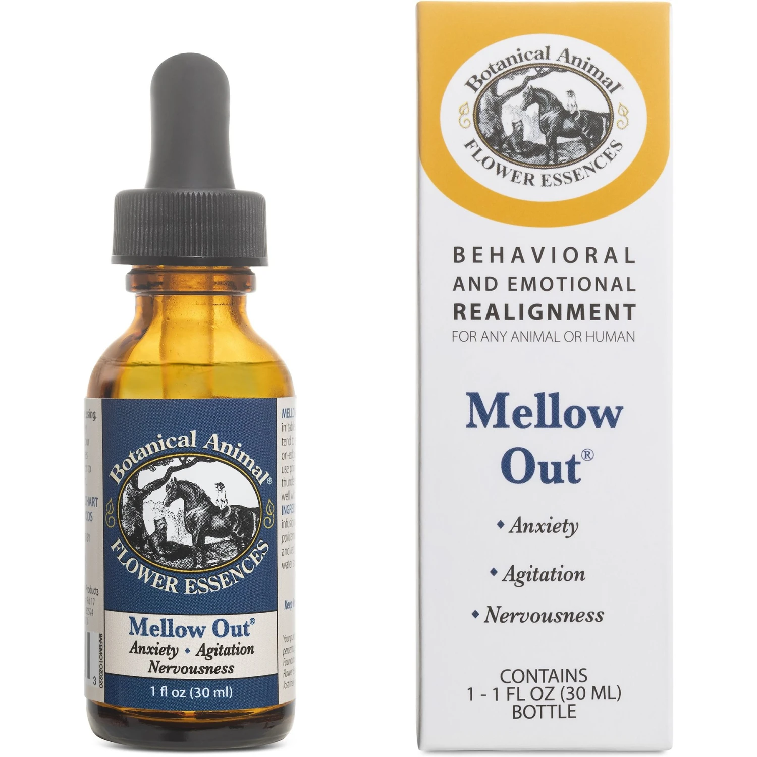 Botanical Animal Flower Essences Mellow Out Calming Pet Supplement 1 Botanical Animal Flower Essences Mellow Out Calming Pet Supplement