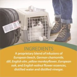 Botanical Animal Flower Essences Safe Journey Calming Pet Supplement, 1-oz Bottle 10 Botanical Animal Flower Essences Safe Journey Calming Pet Supplement, 1-oz Bottle -Pet Wellness 209765 PT4. AC SS1800 V1617229391