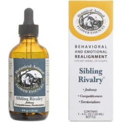 Botanical Animal Flower Essences Sibling Rivalry Calming Pet Supplement
