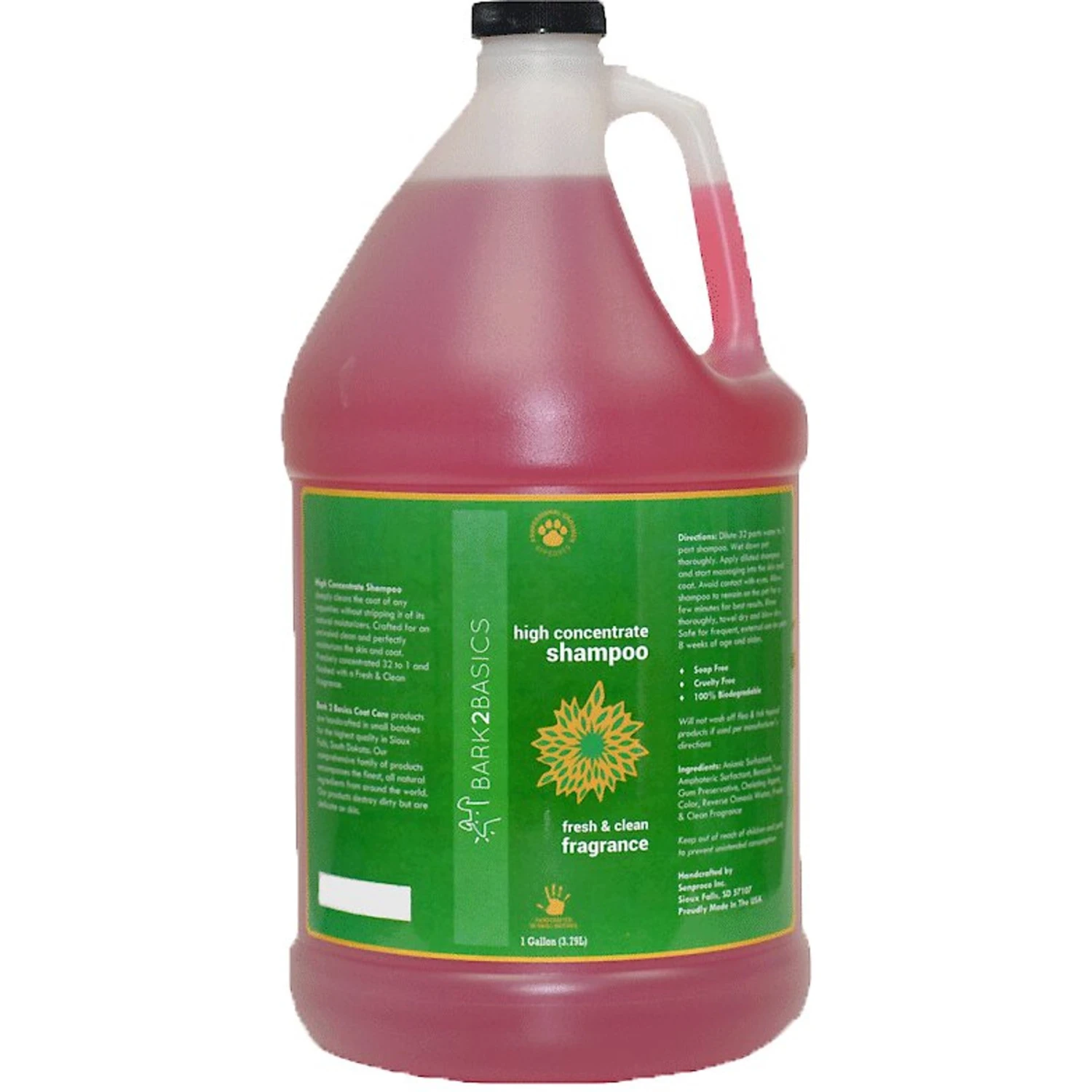 Bark2Basics High Concentrate Dog Shampoo, 1-gal Bottle 1 Bark2Basics High Concentrate Dog Shampoo, 1-gal Bottle