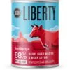 BIXBI Liberty Limited Ingredient Beef Recipe Canned Dog Food, 12.5-oz Can, Case Of 12