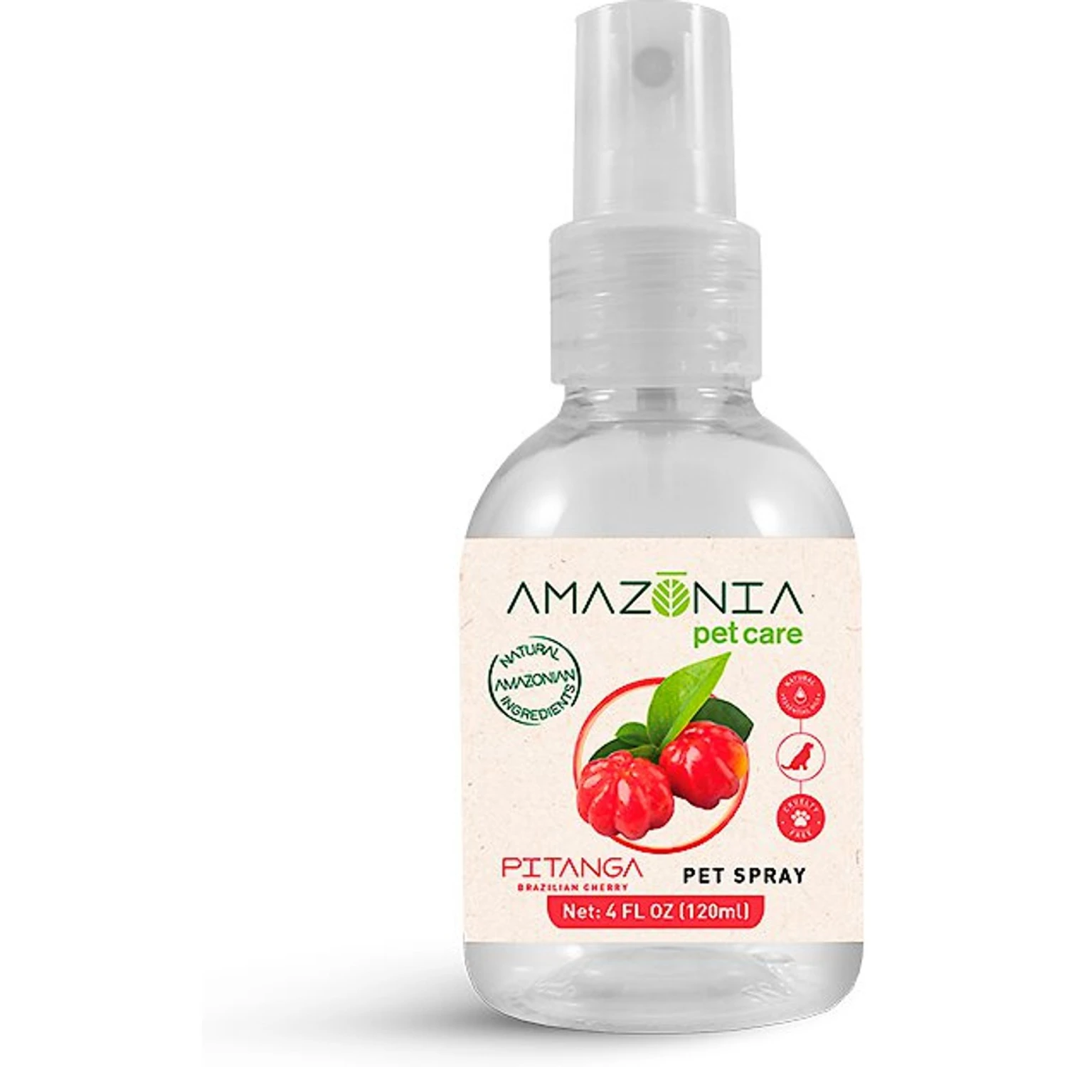 Amazonia Pitanga Brazilian Cherry Pet Spray, 4-oz Bottle 1 Amazonia Pitanga Brazilian Cherry Pet Spray, 4-oz Bottle
