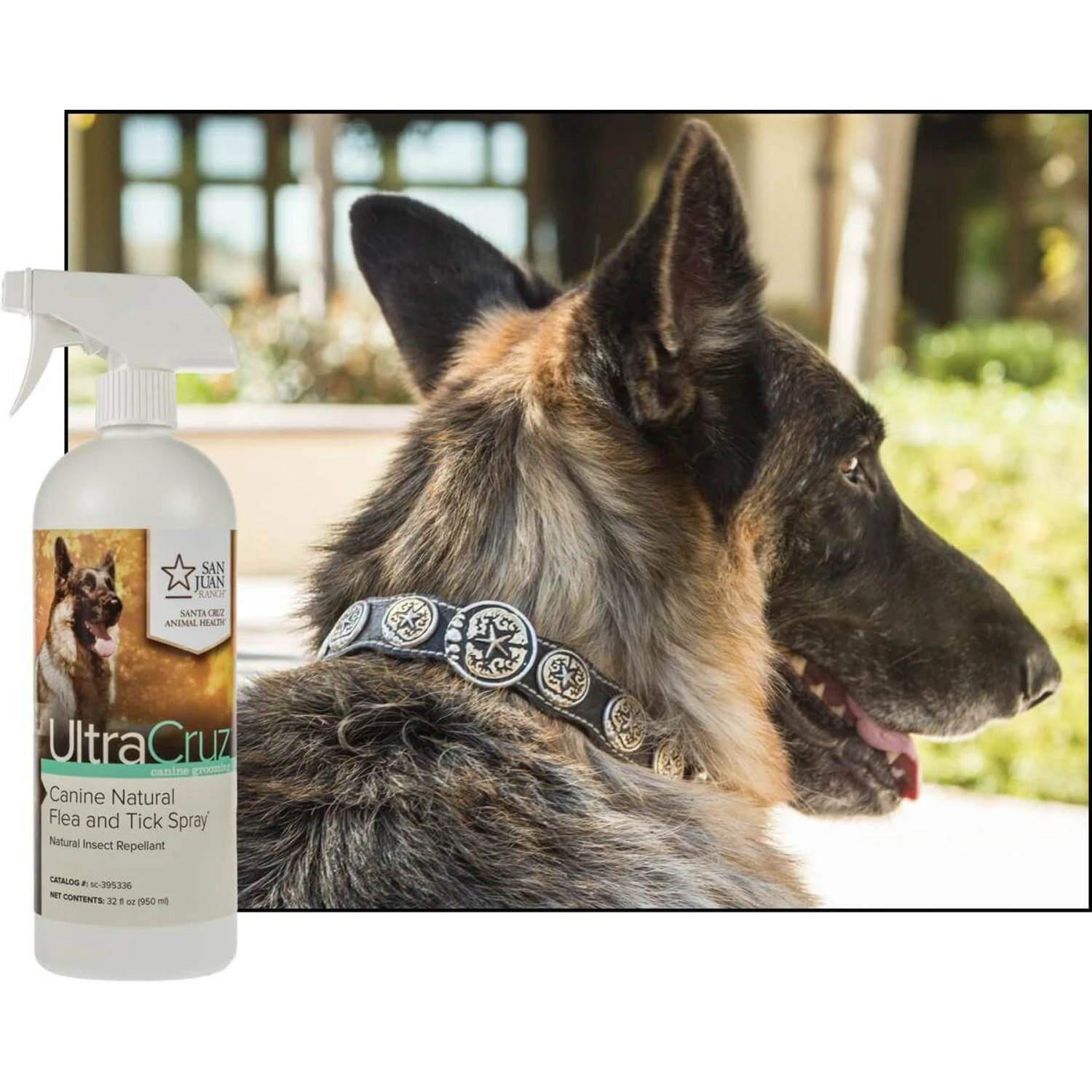 UltraCruz Natural Dog Flea & Tick Spray 2 UltraCruz Natural Dog Flea & Tick Spray - Image 2