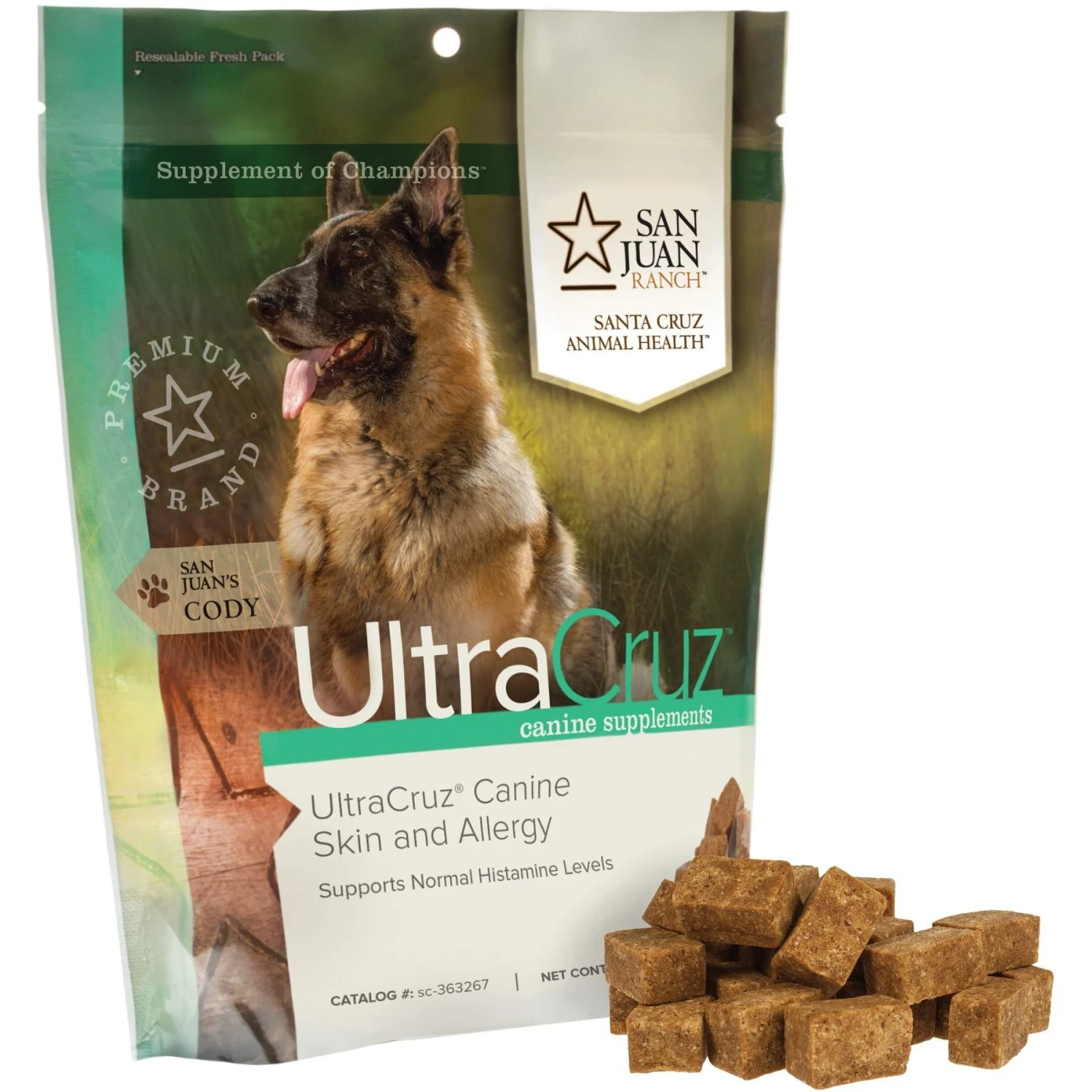 UltraCruz Skin & Allergy Dog Supplement 2 UltraCruz Skin & Allergy Dog Supplement - Image 2