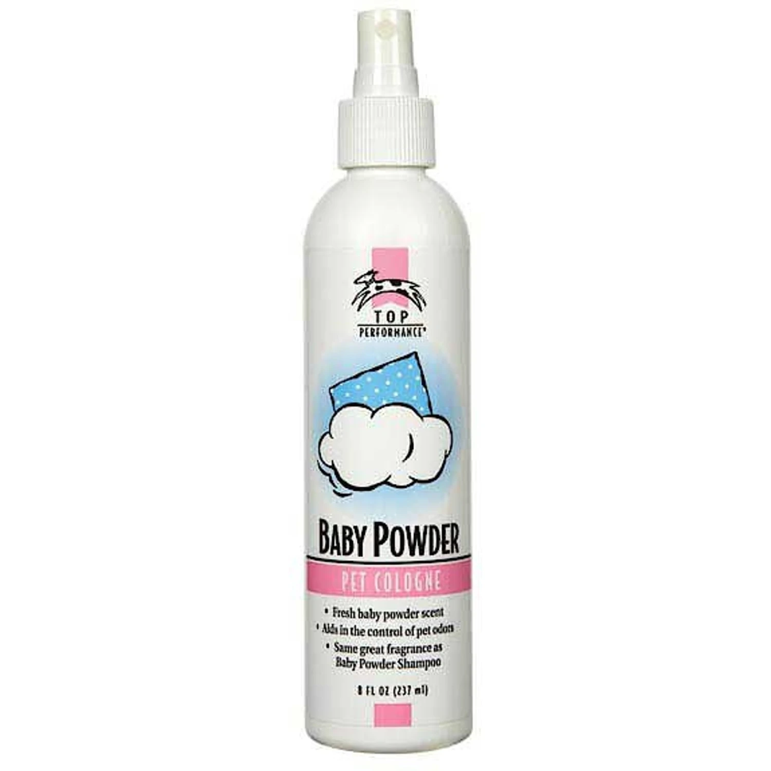 Top Performance Baby Powder Pet Cologne, 8-oz Bottle 1 Top Performance Baby Powder Pet Cologne, 8-oz Bottle
