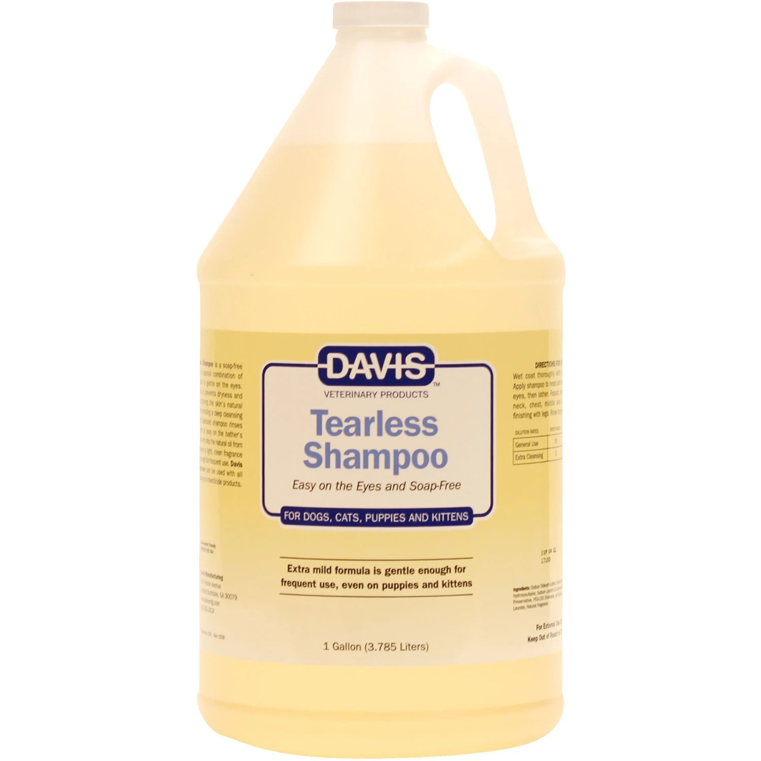Davis Tearless Dog & Cat Shampoo 1 Davis Tearless Dog & Cat Shampoo