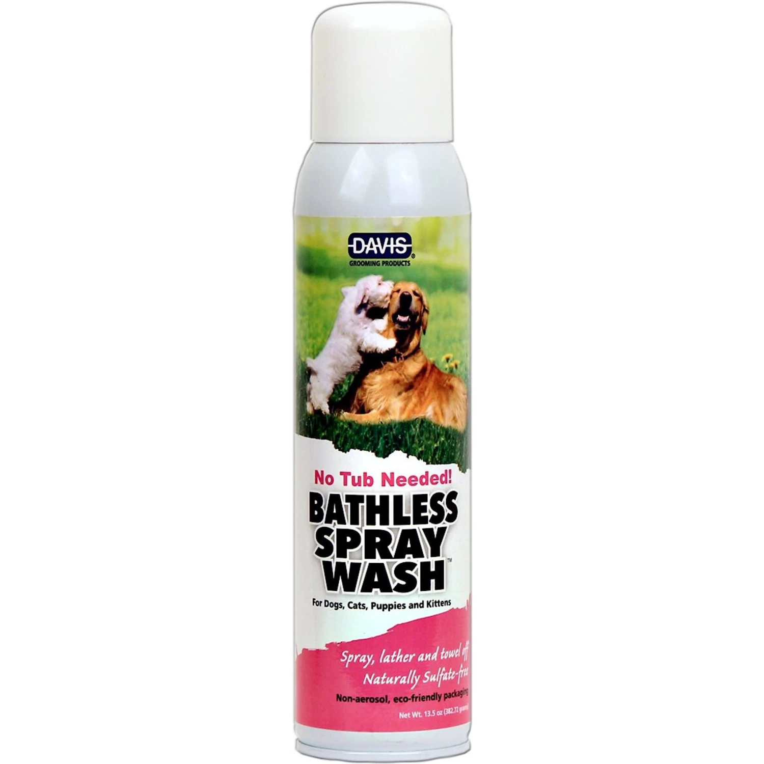 Davis Bathless Dog & Cat Spray Wash, 13.5-oz Bottle 1 Davis Bathless Dog & Cat Spray Wash, 13.5-oz Bottle
