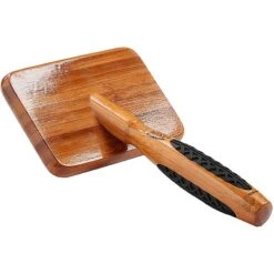 Bass Brushes De-matting Slicker Style Dog & Cat Brush, Bamboo-Dark Finish -Pet Wellness 210794 PT5. AC SS1800 V1575300886