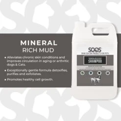 Soos Pets Mineral Rich Mud Dog & Cat Shampoo -Pet Wellness 210947 PT2. AC SS1800 V1676301231