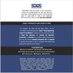 Soos Pets Deep Hydrating Leave-In Dog & Cat Conditioner 9 Soos Pets Deep Hydrating Leave-In Dog & Cat Conditioner -Pet Wellness 210953 PT4. AC SS1800 V1676317089