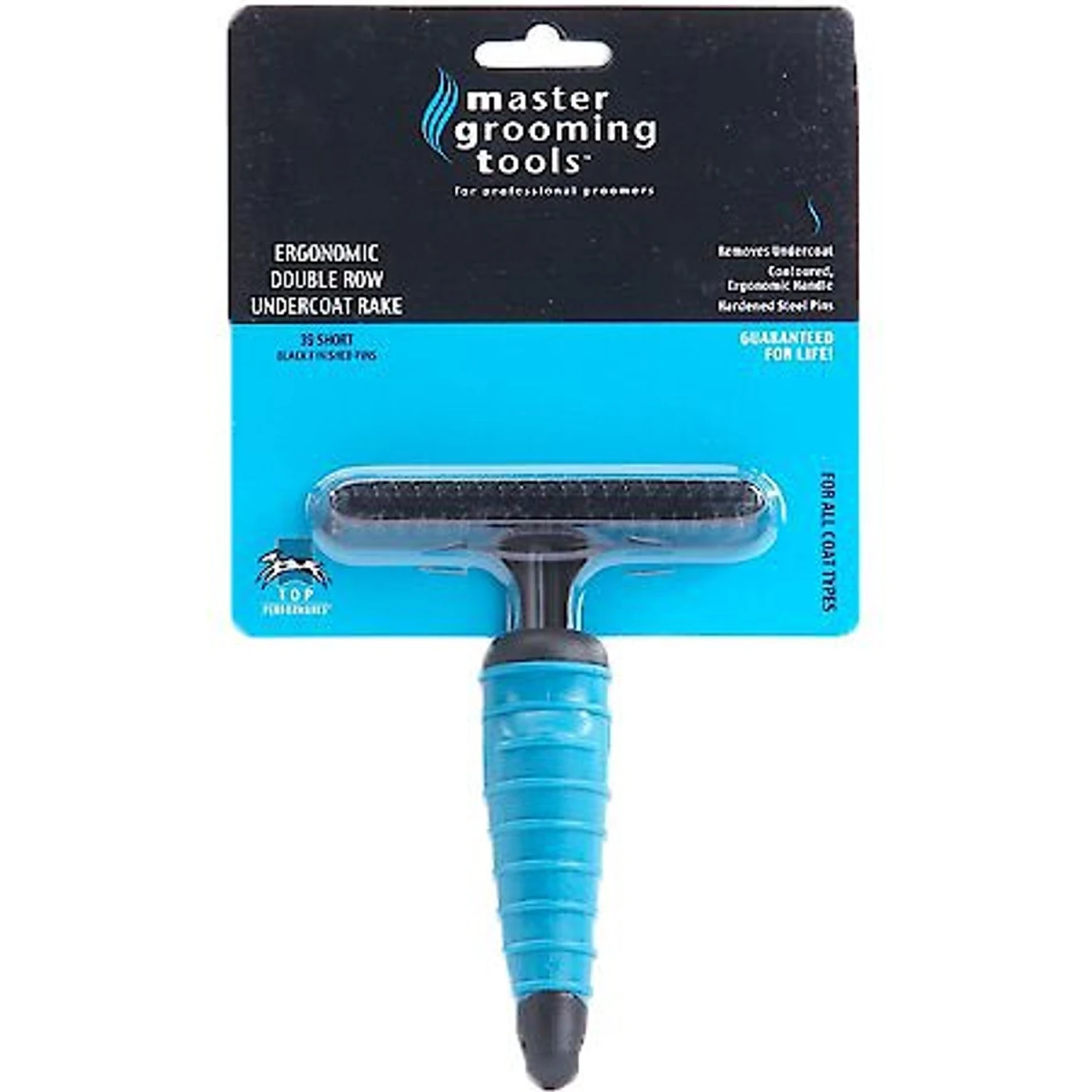 Master Grooming Tools Ergon Double Row Undercoat Pet Rake 1 Master Grooming Tools Ergon Double Row Undercoat Pet Rake