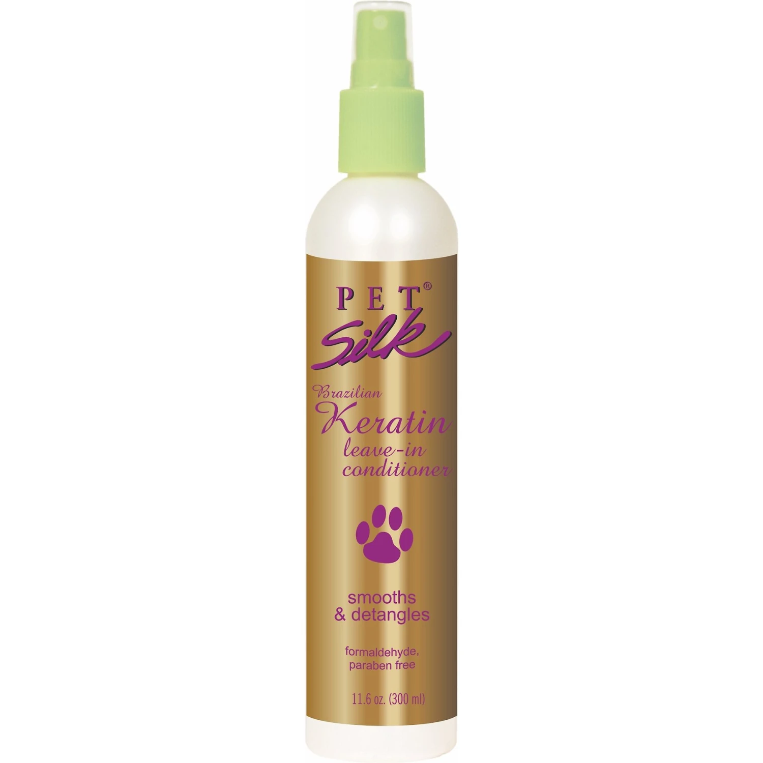 Pet Silk Brazilian Keratin Leave-In Dog & Cat Conditioner, 11.6-oz Bottle 1 Pet Silk Brazilian Keratin Leave-In Dog & Cat Conditioner, 11.6-oz Bottle